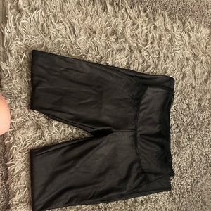 Size Small metallic leggings